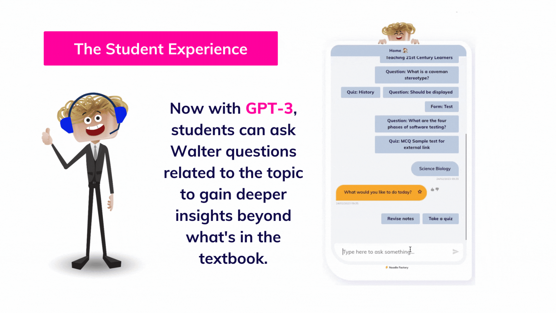 Pitch GIFs Student Experience - GPT-3